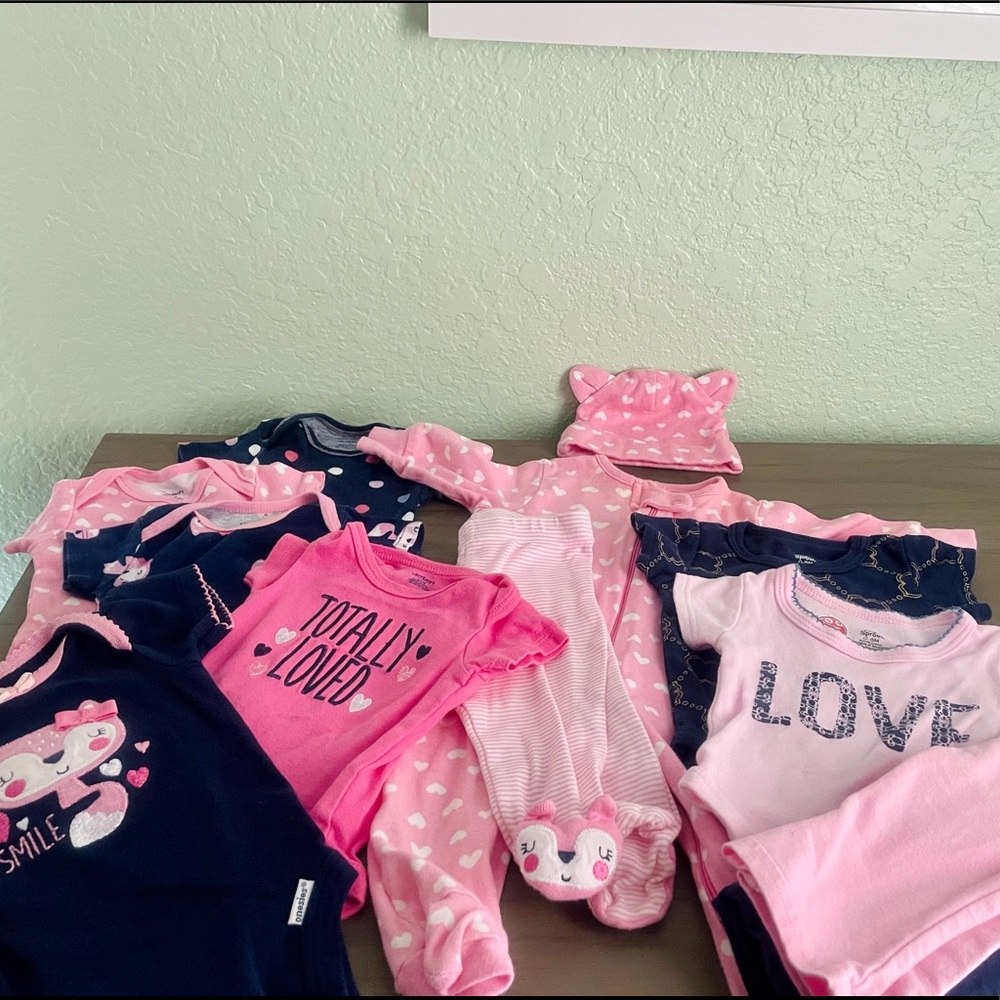 Gerber and Yoga Sprouts 0-3m Fox and Love Set